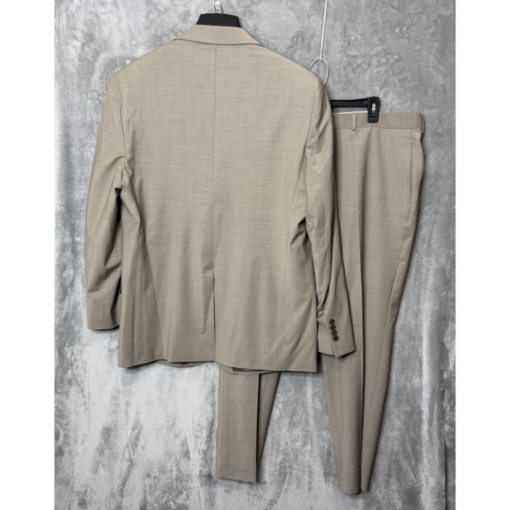 B by BROOKS BROTHERS Tan Beige 48L 38X30 Blazer Pants Classic - Picture 10 of 14